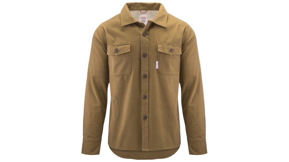 Topo Designs Field Shirt - Mens, Khaki/Twill, Large, TDMFSTF17KHLG