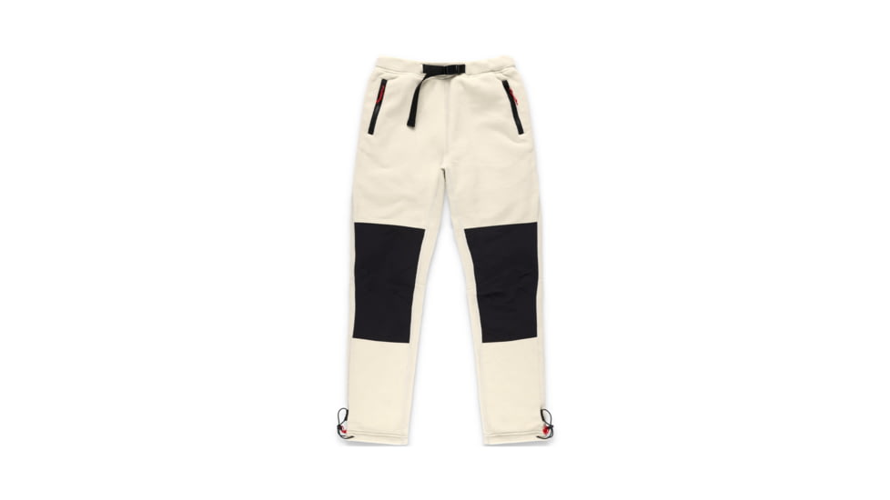 Topo Designs Fleece Pants - Womens, Bone White/Black, 7090251366453