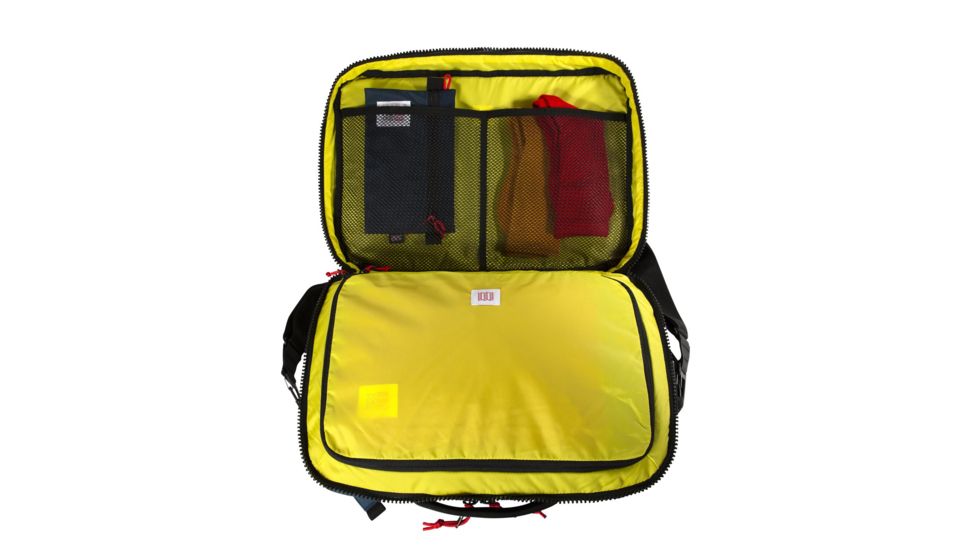 Topo Designs Global Travel Briefcase 3-Day Backpack, 23l, 15in Laptop Compartment, Removable Shoulder Strap, Navy TDGB3F19NV