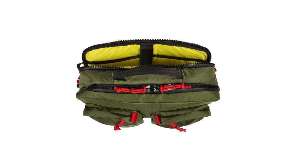 Topo Designs Global Travel Briefcase Backpack, 14l, Removable Shoulder Strap, 15in Laptop Pocket, Olive TDGBF19OL