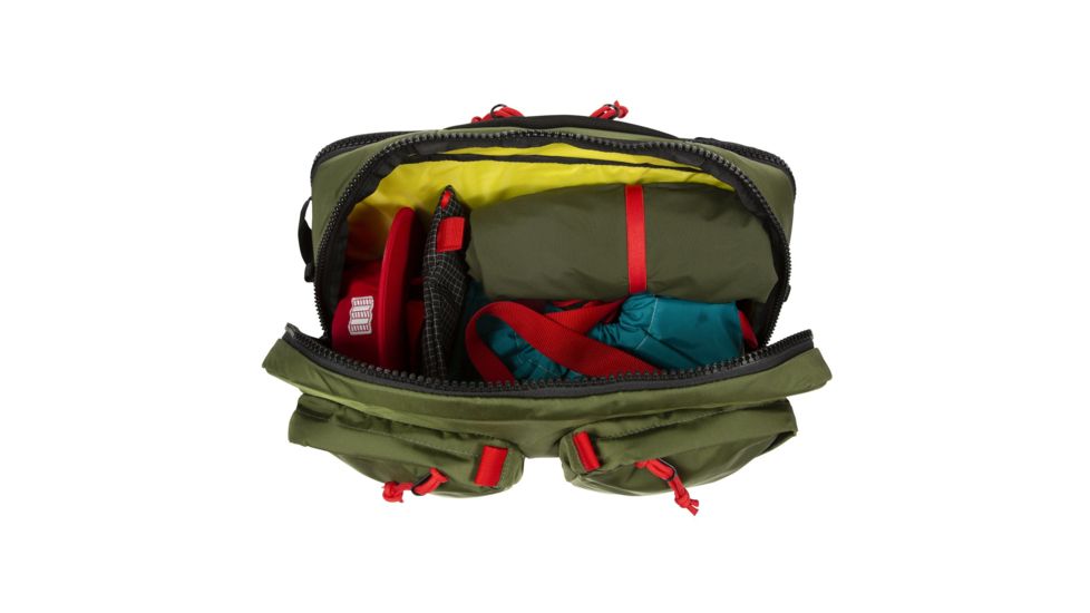 Topo Designs Global Travel Briefcase Backpack, 14l, Removable Shoulder Strap, 15in Laptop Pocket, Olive TDGBF19OL