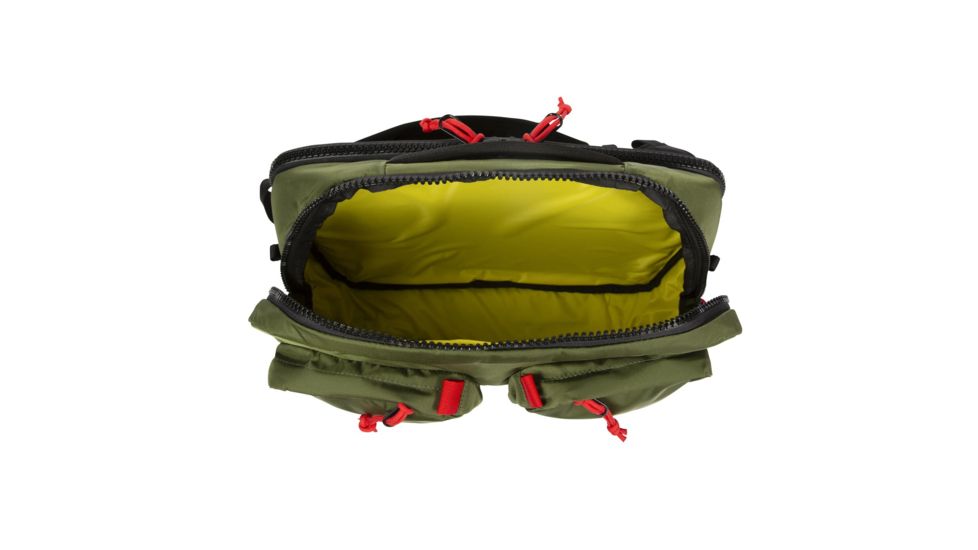 Topo Designs Global Travel Briefcase Backpack, 14l, Removable Shoulder Strap, 15in Laptop Pocket, Olive TDGBF19OL