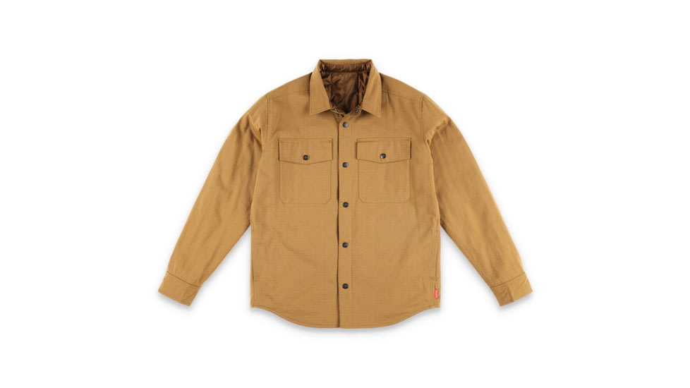Topo Designs Insulated Shirt Jacket - Mens, Dark Khaki, 4639975112757