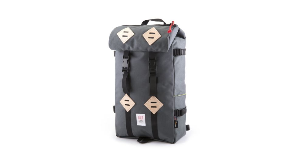 Topo Designs Klettersack, Charcoal, One Size, TDKS014CH
