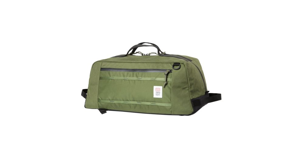 Topo Designs Mountain Duffel Bag, 40L, Olive, 40L, TDMMDS18OL