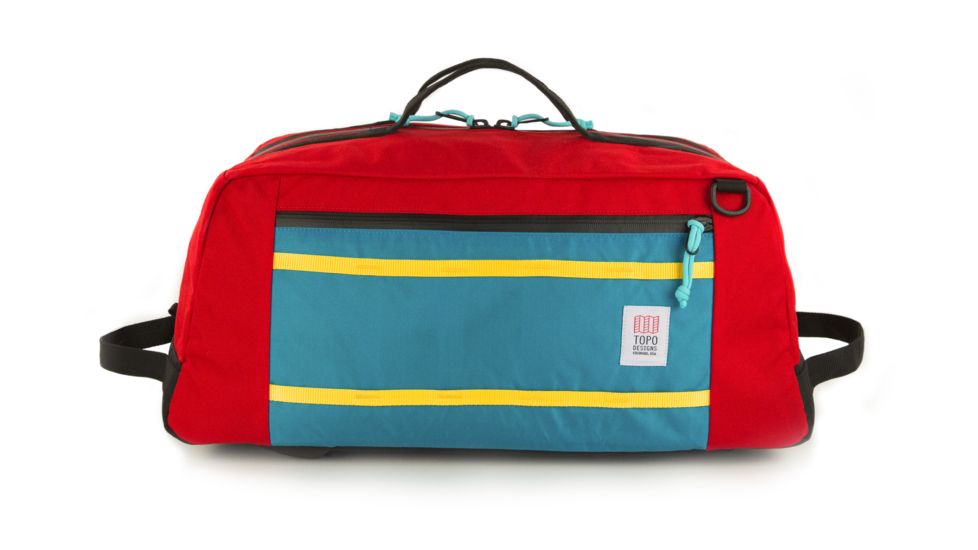 Topo Designs Mountain Duffel Bag, Red, 40L, TDMMDF17RD