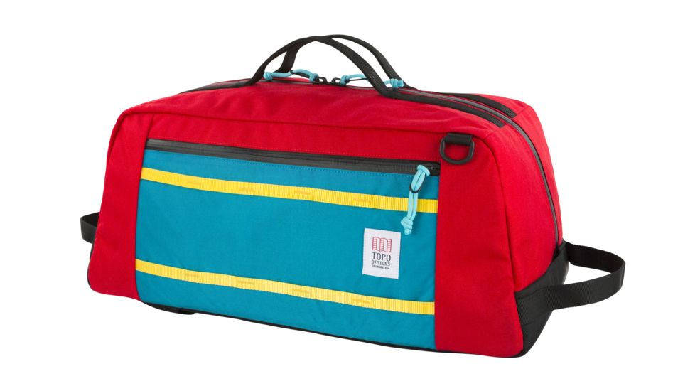Topo Designs Mountain Duffel Bag, Red, 40L, TDMMDF17RD