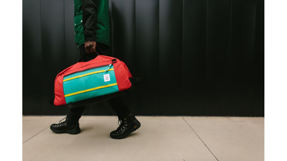 Topo Designs Mountain Duffel Bag, Red, 40L, TDMMDF17RD