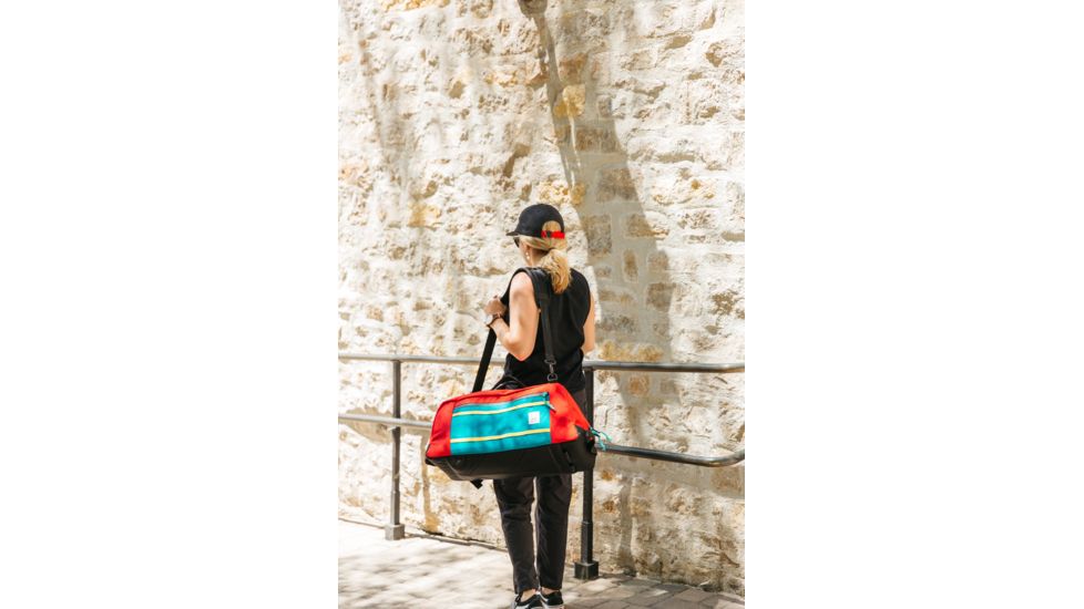 Topo Designs Mountain Duffel Bag, Red, 40L, TDMMDF17RD