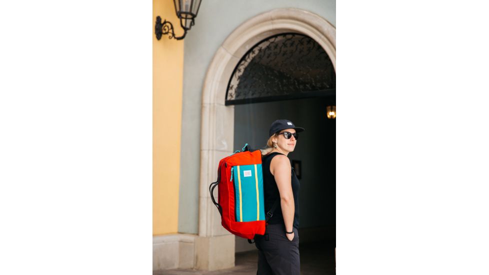 Topo Designs Mountain Duffel Bag, Red, 40L, TDMMDF17RD