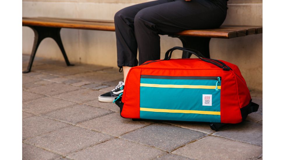Topo Designs Mountain Duffel Bag, Red, 40L, TDMMDF17RD