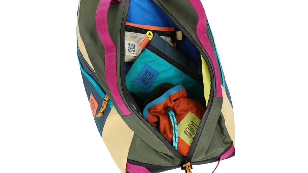Topo Designs Mountain Duffels, Bone White/Blue, 7090314477621