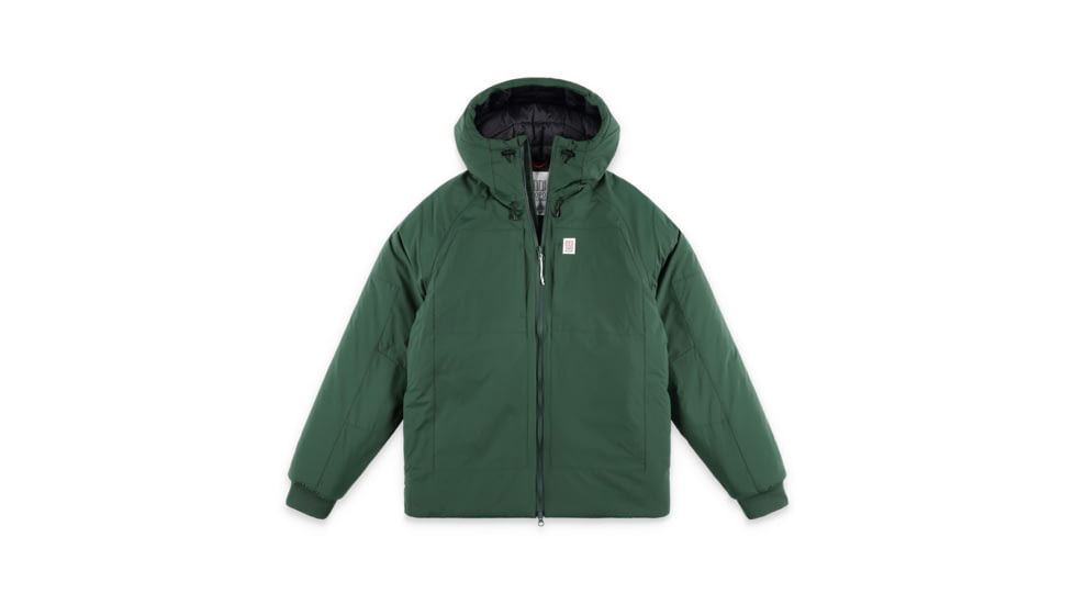 Topo Designs Mountain Puffer Hoodie - Mens, Forest, 1363943391285