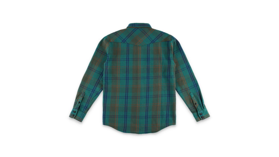 Topo Designs Mountain Shirt Heavyweight - Mens, Green/Earth Plaid, 4640443072565