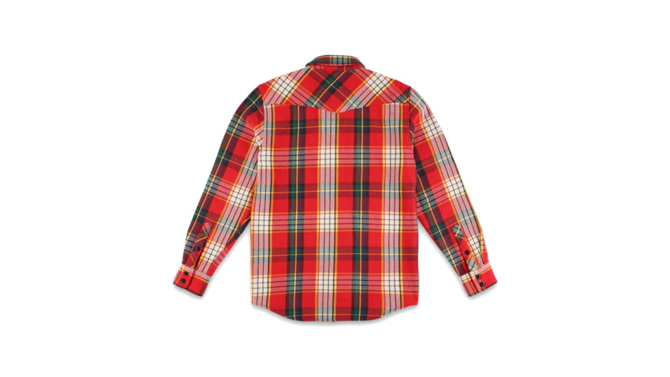 Topo Designs Mountain Shirt Heavyweight - Mens, Red/Yellow Plaid, S, 7090324439093