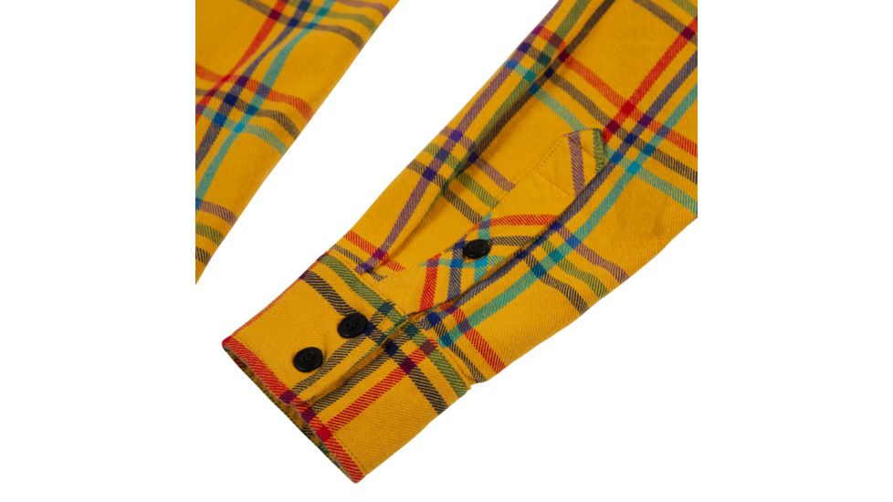 Topo Designs Mountain Shirt - Mens, Mustard/Plaid, Large, TDMMSPF19MULG