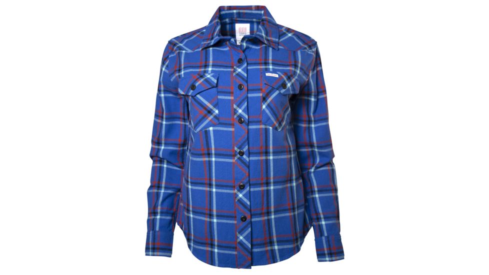 Topo Designs Mountain Shirt - Mens, Navy/Plaid, Large, TDMMSF18NVLG