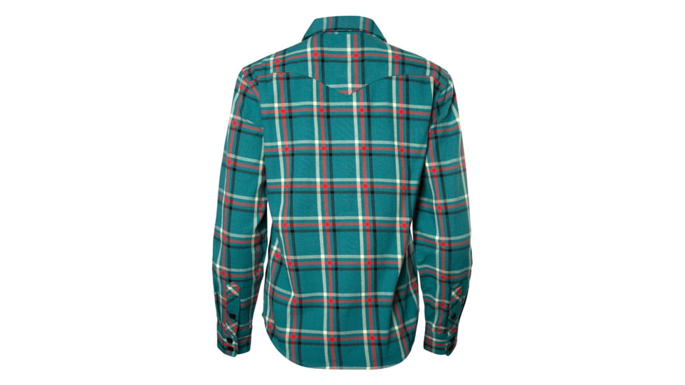 Topo Designs Mountain Shirt - Womens, Teal/Plaid, Small, TDWMSPLF19TLSM