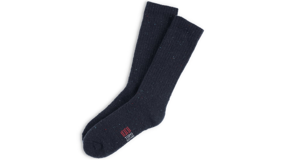 Topo Designs Mountain Sock, Charcoal, S/M, 7090394759221