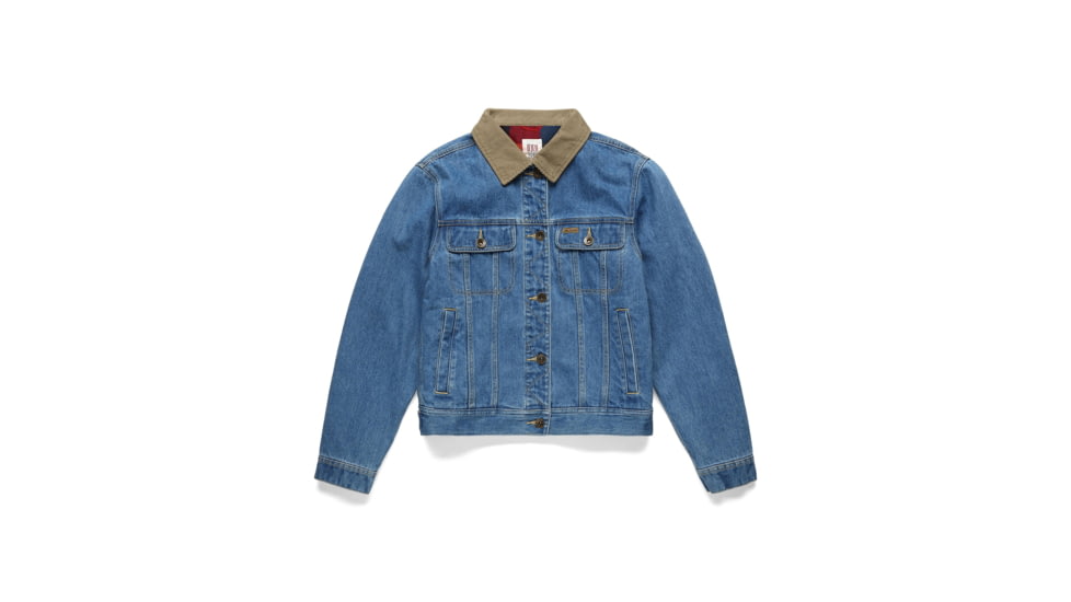 Topo Designs Mt. West Trucker Jacket - Denim - Womens, 7937511555125