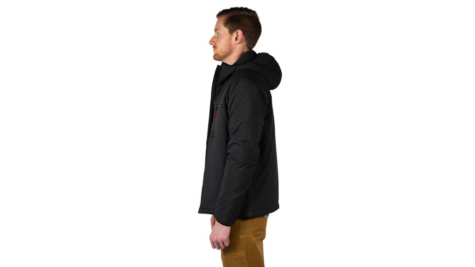 Topo Designs Puffer Hoodie - Mens, Black, Medium, TDMPHF18BKMD
