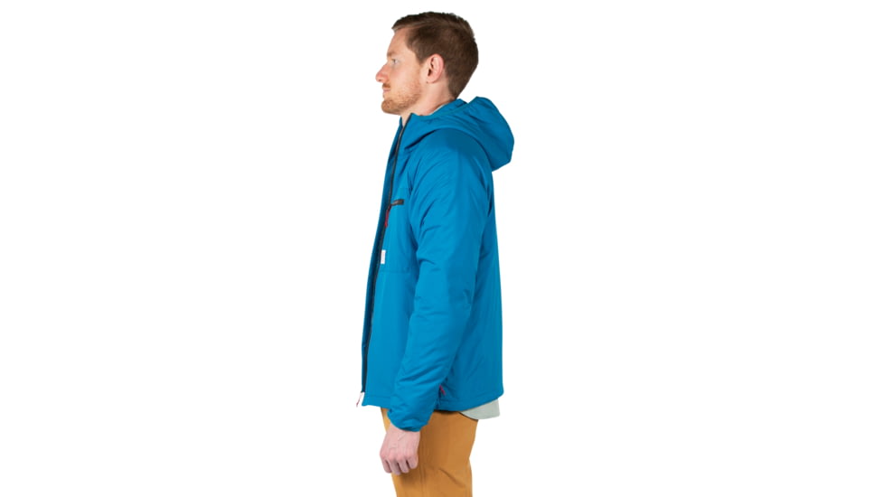 Topo Designs Puffer Hoodie - Mens, Blue, Medium, TDMPHF19BLMD