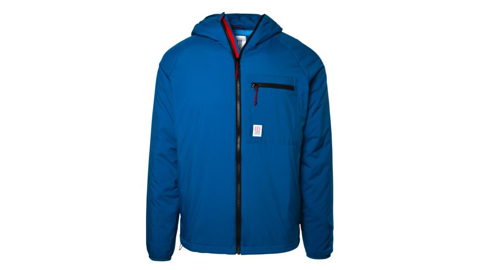 Topo Designs Puffer Hoodie - Mens, Blue, Medium, TDMPHF19BLMD