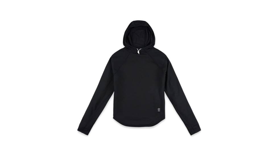 Topo Designs River Hoodie - Womens, Black, 6809378160693