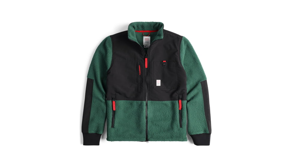 Topo Designs Subalpine Fleece Jacket - Womens, Extra Small, Black, 3729115971637