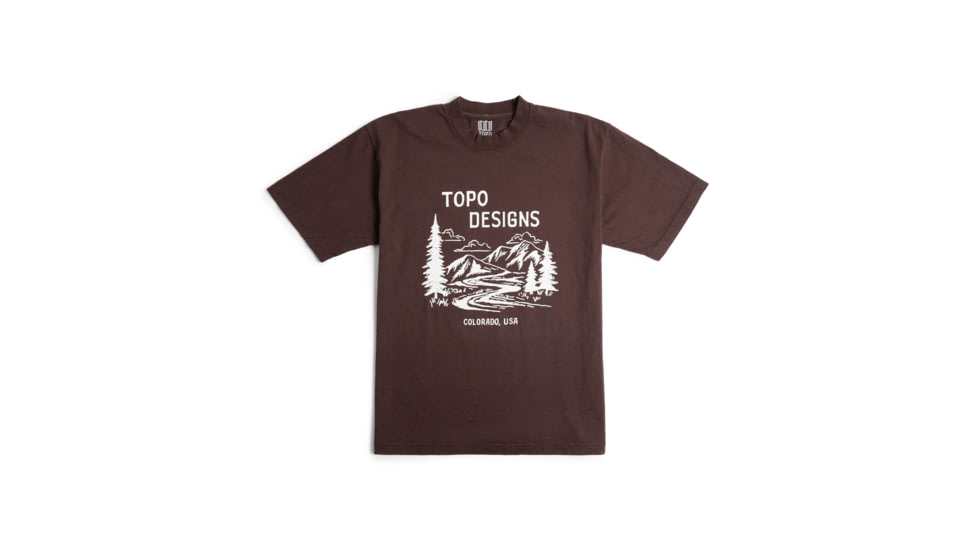 Topo Designs Topo Designs x Pine Printshop Mountain Doodle Tee, 8007370506293