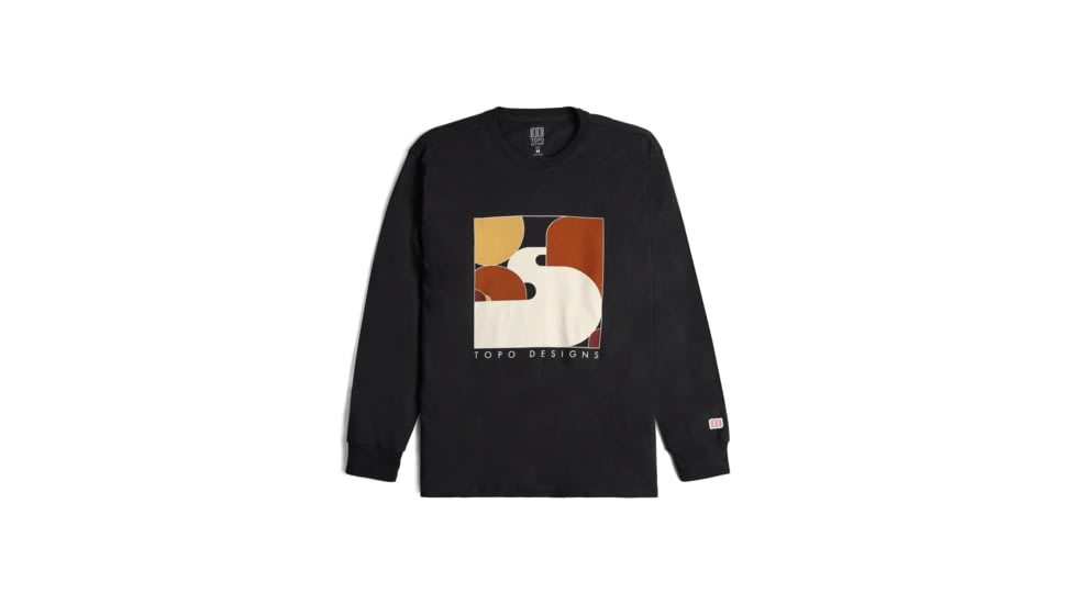 Topo Designs Toposcape Tee Long Sleeve - Mens D234878B, 412408001985