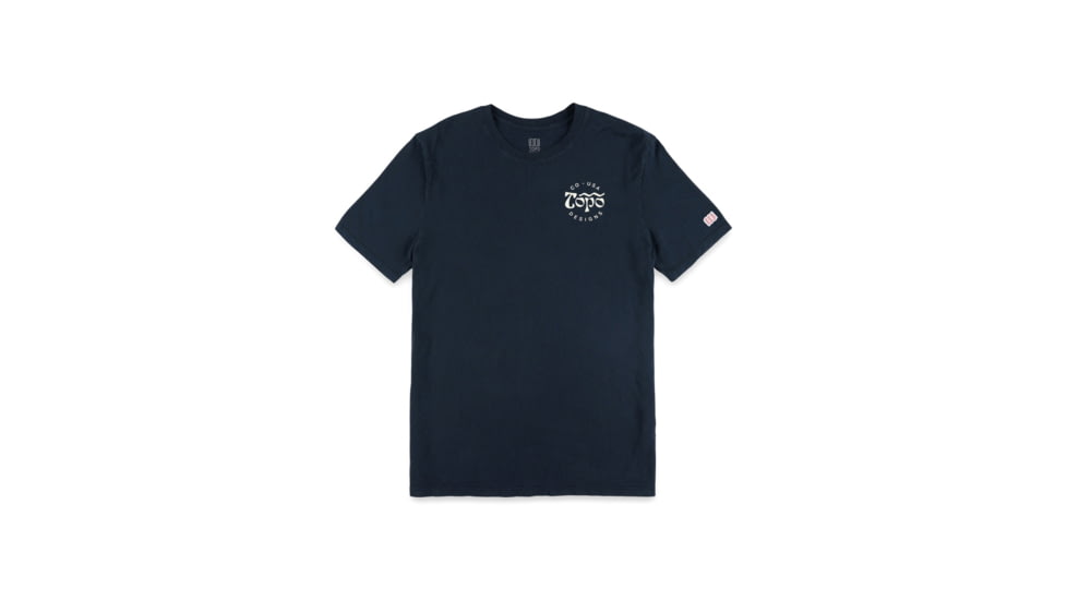 Topo Designs Type-O Tee - Mens, Navy, S, 6750110253109