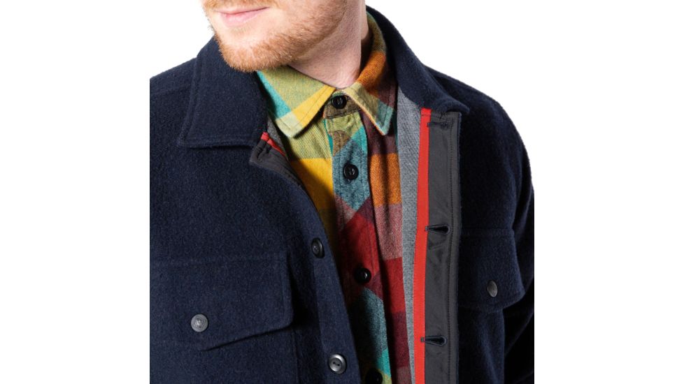 Topo Designs Wool Shirt - Mens, Navy, Large, TDMWSF18NVLG