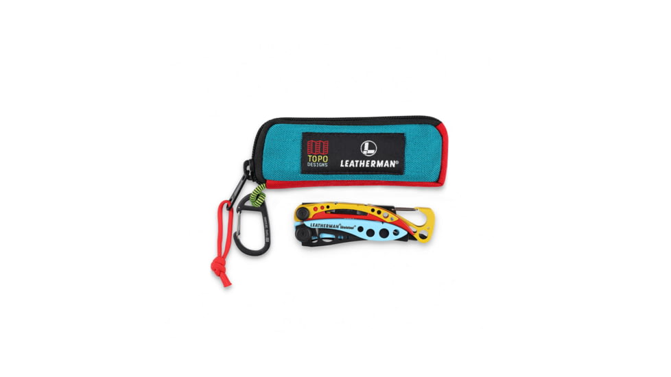 Topo Designs X Leatherman Skeletool Set, Turquoise/Black, 6886103318581