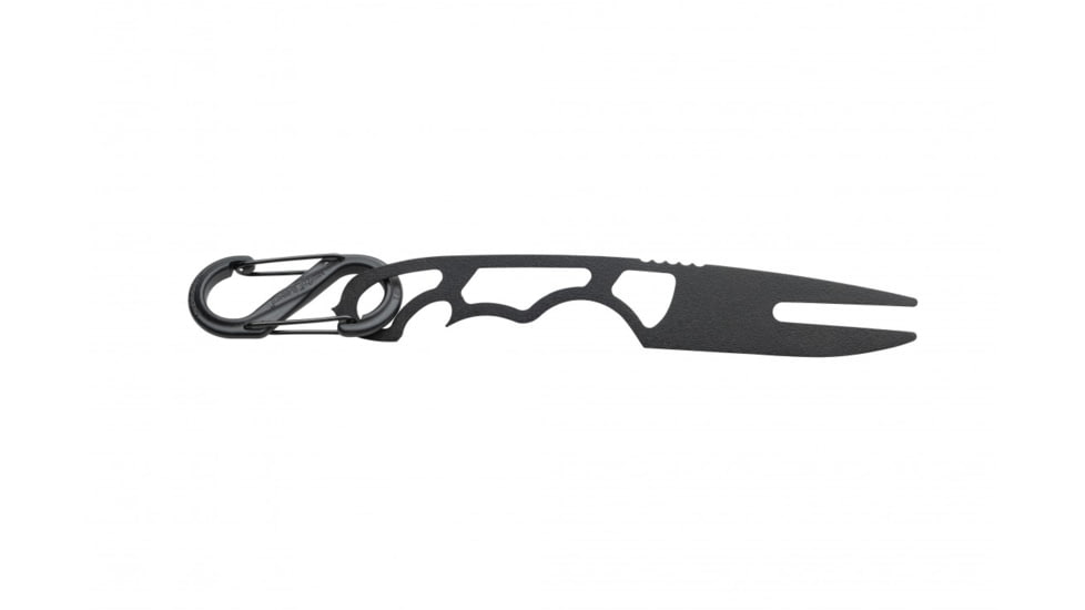 TOPS Knives 3 Putt Fixed Blade Knife, 3.56in, 1095 Steel, Black, 3PT-02