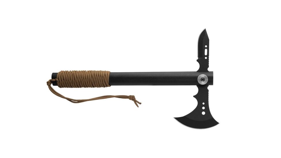 TOPS Knives Haket Lumberjack Fixed Blade Knife, 4.5in, 1095 Carbon Steel Blade, Chrome Molly Handle, HAKET-01-LJ