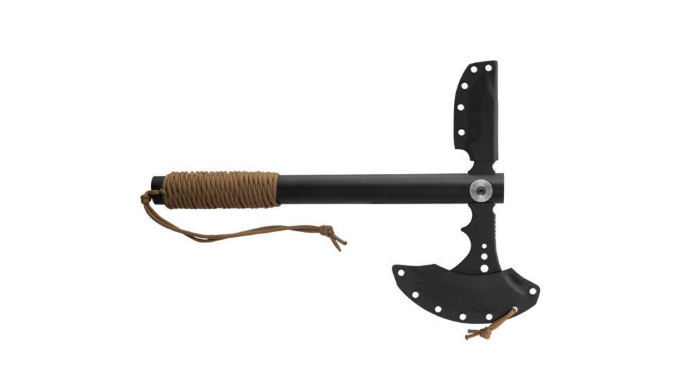 TOPS Knives Haket Lumberjack Fixed Blade Knife, 4.5in, 1095 Carbon Steel Blade, Chrome Molly Handle, HAKET-01-LJ