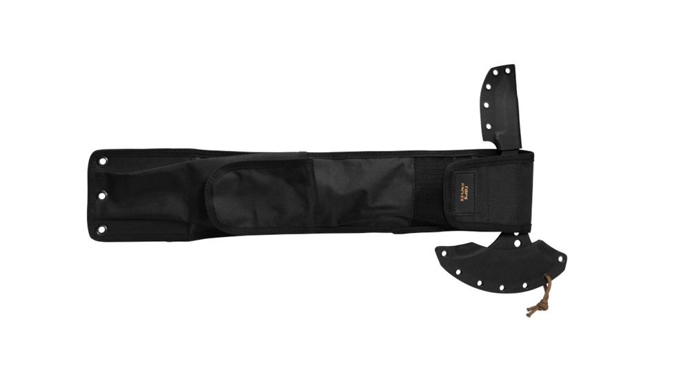 TOPS Knives Haket Lumberjack Fixed Blade Knife, 4.5in, 1095 Carbon Steel Blade, Chrome Molly Handle, HAKET-01-LJ