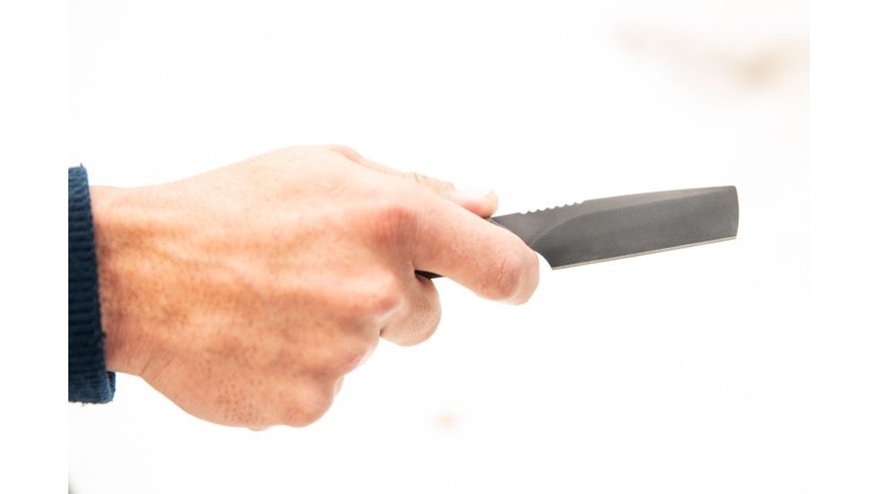 TOPS Knives Tac-Raze 2 Folding Knife by Leo Espinoza, 3.13 in Blade, Green Canvas Micarta Handle, TRAZ-05