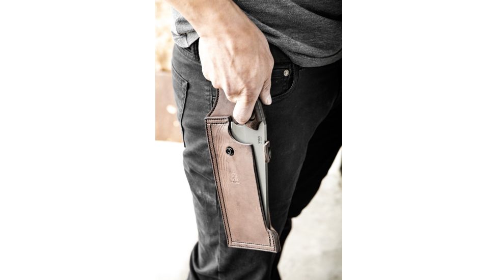 TOPS Knives TOPS Nata Fixed Blade Knife, 6.50in, Acid Rain, Black Canvas/Brown Burlap Micarta TNAT-02