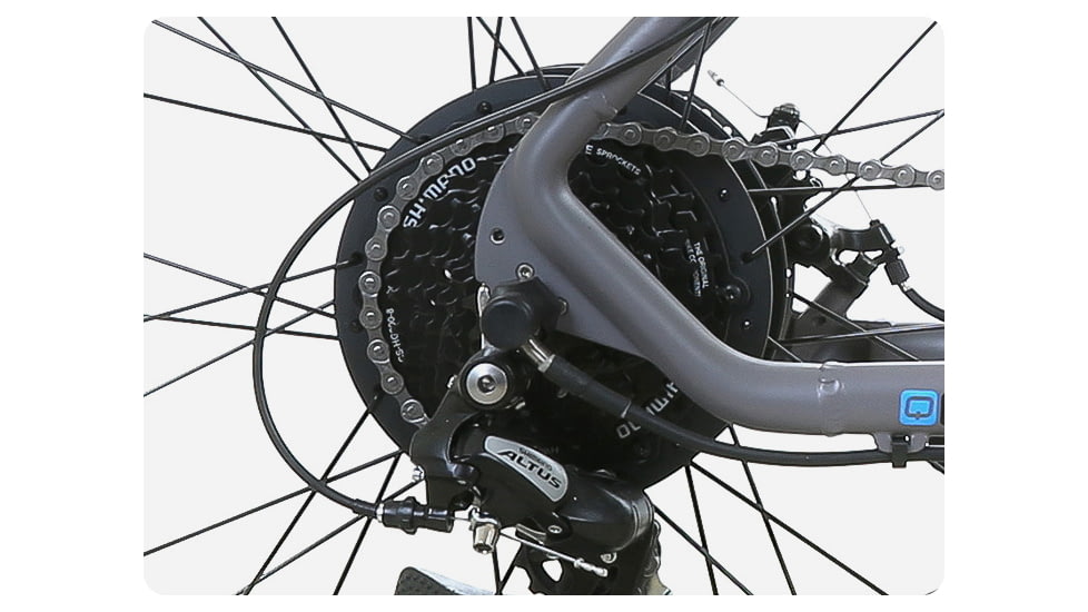 Totem MX1 Mountain E-Bike, Black, MX1 eMTB