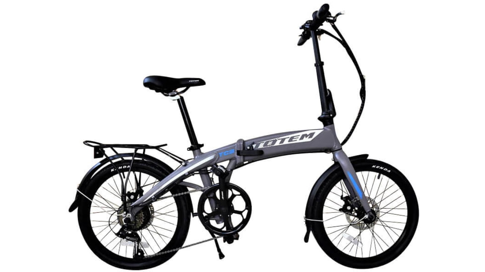 Totem TC3 Folding E-Bike, Grey, TC3-Gray
