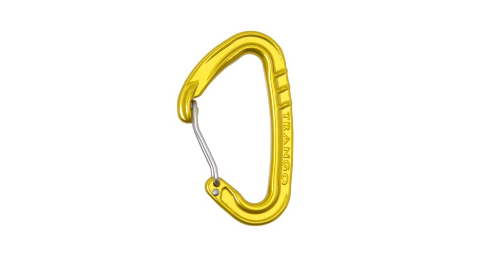 Trango Phase Straight Wire Carabiner-Yellow