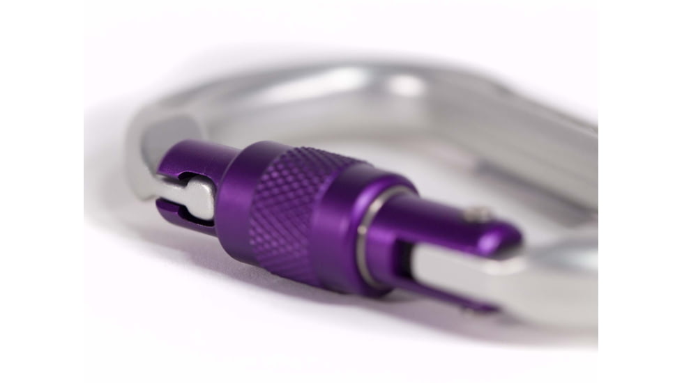 Trango Physic Carabiner,Screwlock, Purple, 23301-700-01