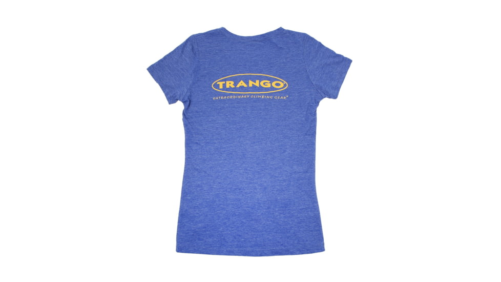 Trango Rifle V-Neck Tee Shirt - Womens, Blue, Large, 22905-300-04