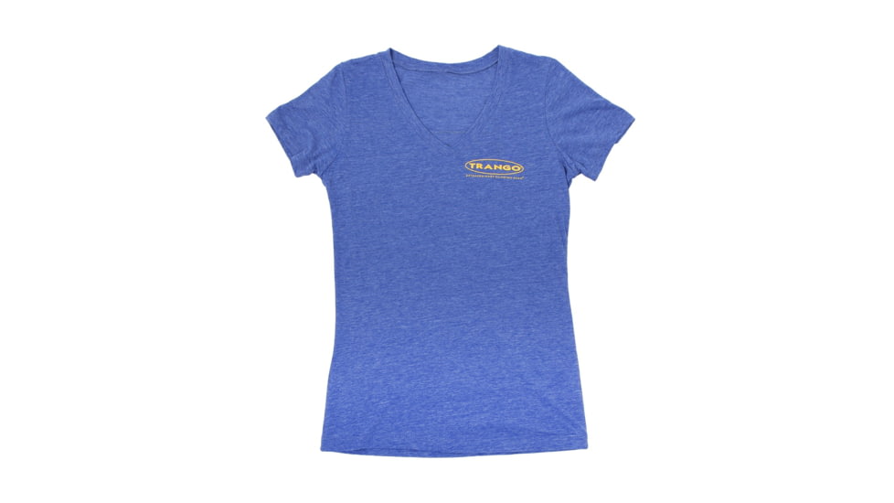 Trango Rifle V-Neck Tee Shirt - Womens, Blue, Large, 22905-300-04