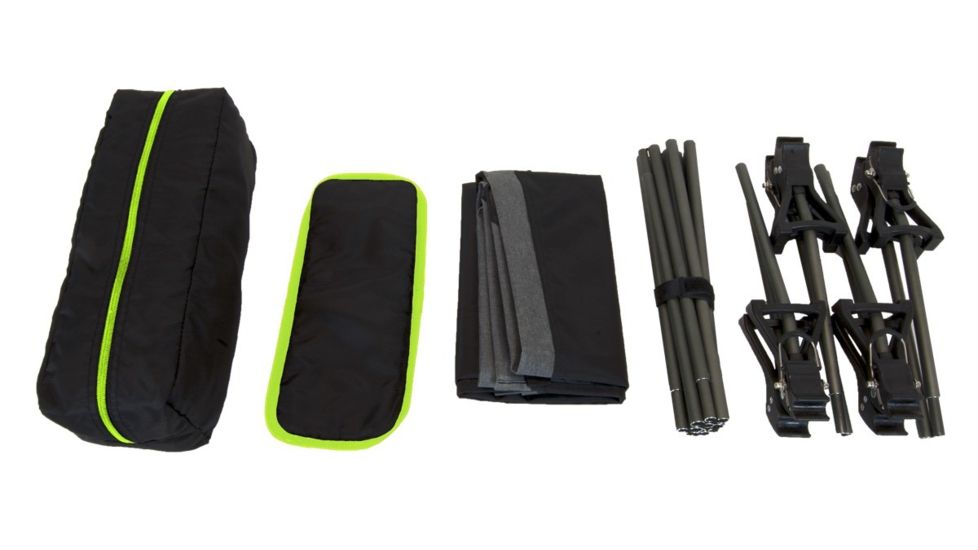 Travel Chair SleepTite Cot, Aluminum and Shock Cord Frame w/ Carry Bag, Black 2388