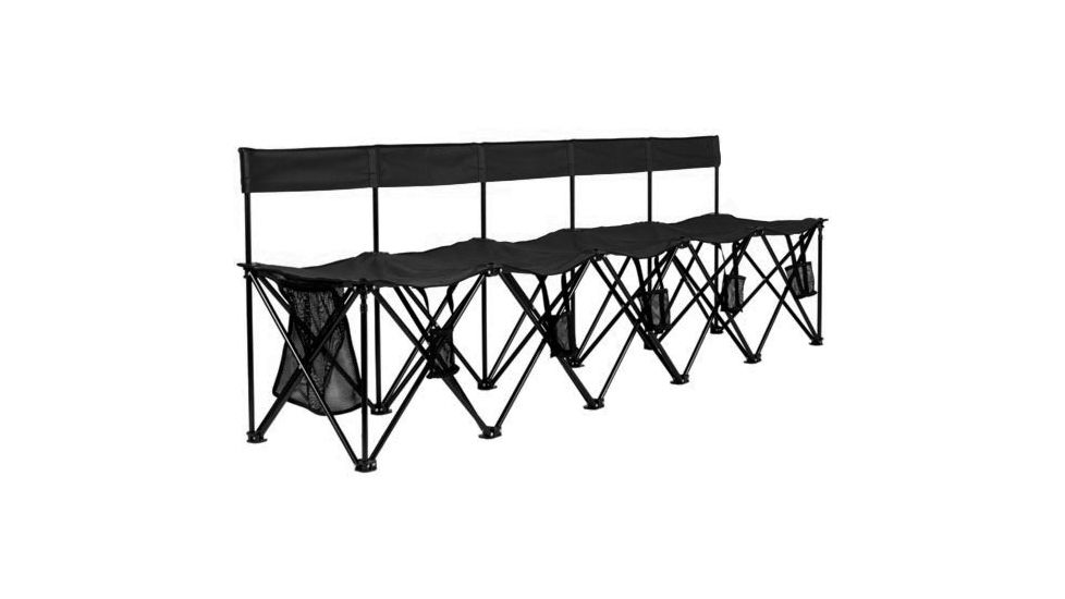 Travel Chair TravelBench El Grande 5 Seat, Black TBLG5BK