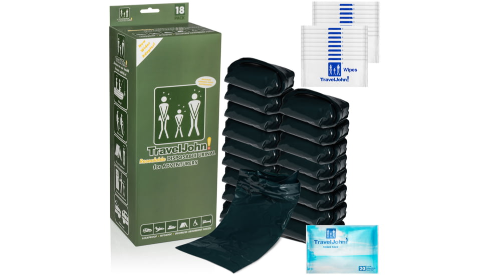 Travel John Disposable Urinals 18pk 66856