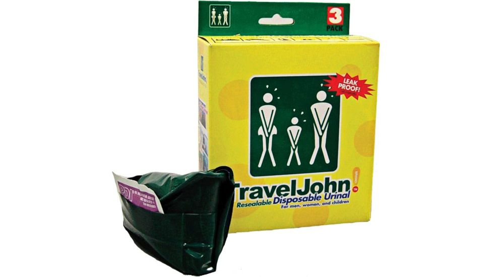 Travel John Disposable Urinals 3 Pk 66912
